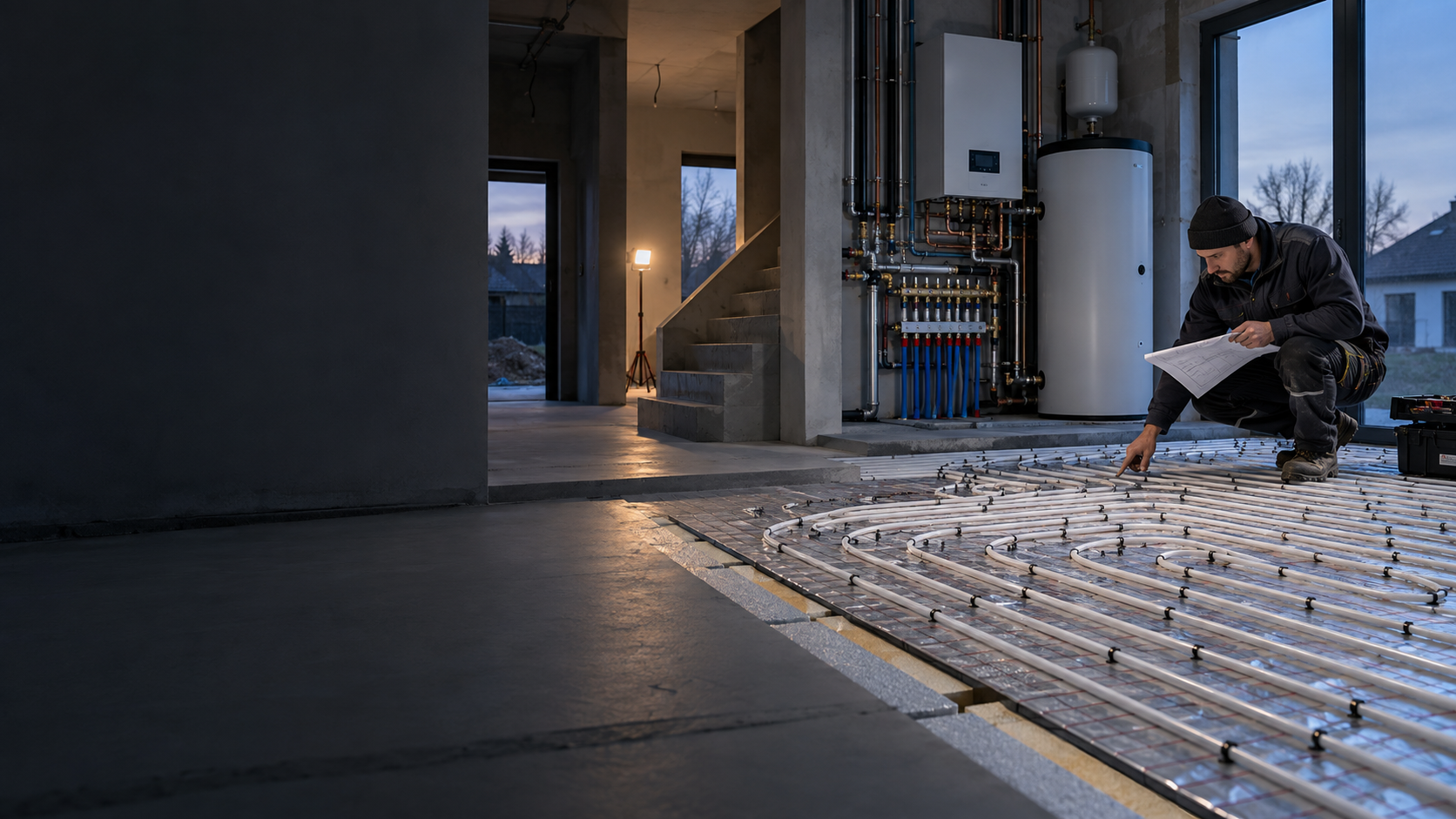 Kompletne ogrzewanie nowego domu – realizacja Edison Energy