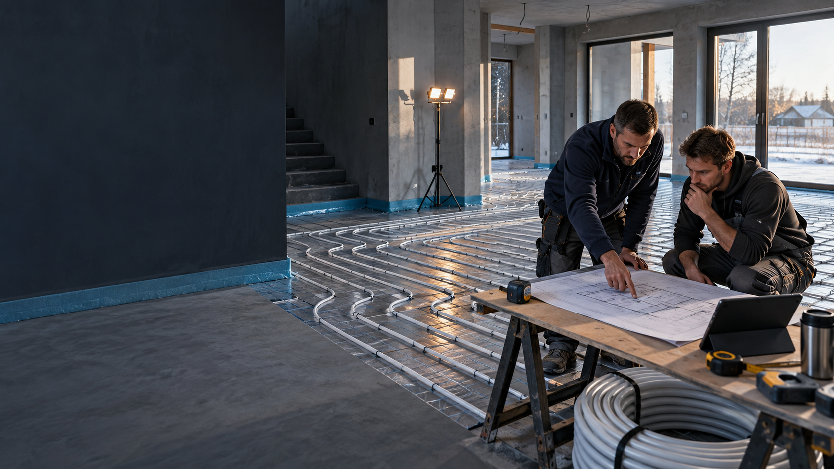 Projekt ogrzewania podłogowego – realizacja Edison Energy